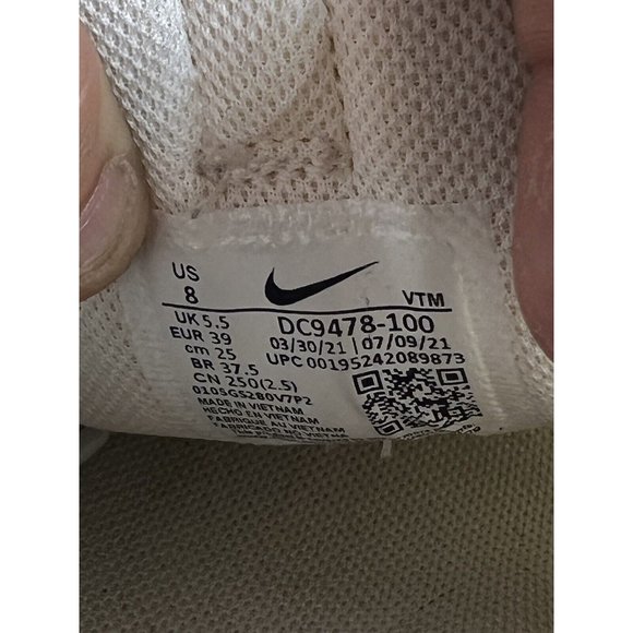 Nike Air‎ Max 2021 Sneakers Shoes White Gypsy Rose DC9478-100 Womens Size 8 - Picture 7 of 7